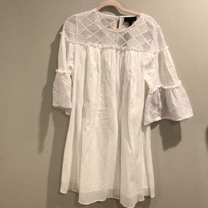 White cotton dress